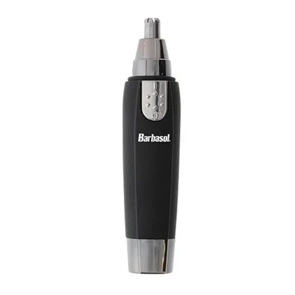 NEW Barbasol Portable Ear and Nose Trimmer with Stainless Steel Blades